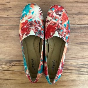 Worn Once Beautiful Floral Flats from Softspots size 7